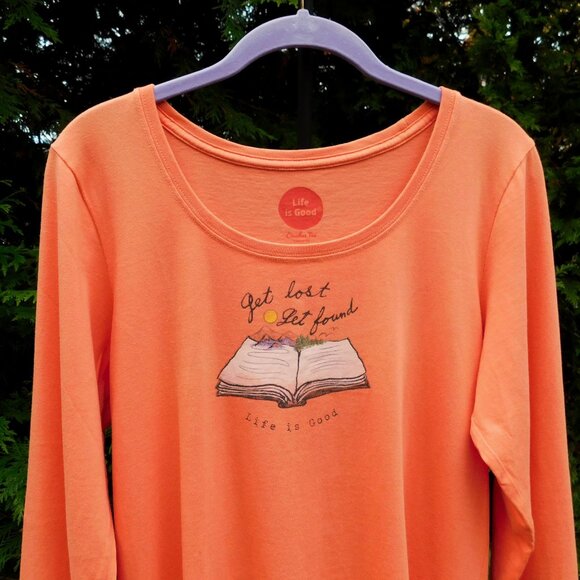 Life is Good "get lost, get found" Classic Fit Crusher Tee - Picture 2 of 3